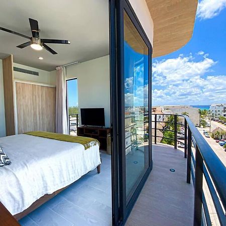 Appartement Beautiful + Luxury + Ocean View + Pool à Playa del Carmen Extérieur photo