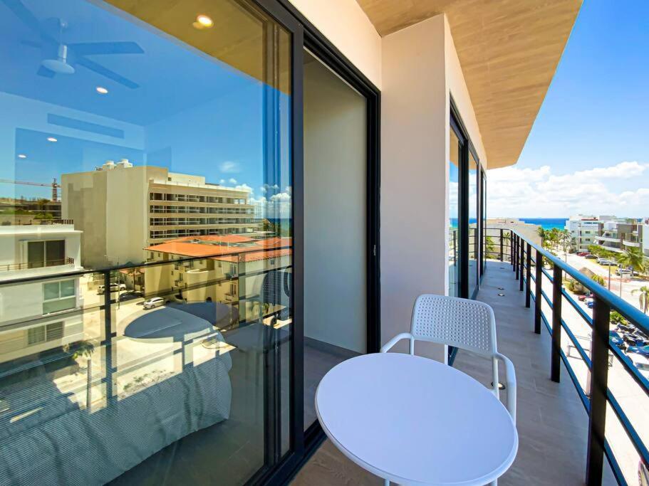 Appartement Beautiful + Luxury + Ocean View + Pool à Playa del Carmen Extérieur photo