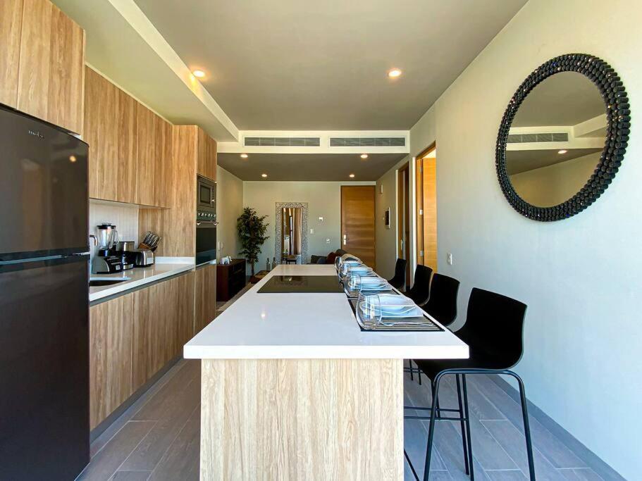 Appartement Beautiful + Luxury + Ocean View + Pool à Playa del Carmen Extérieur photo