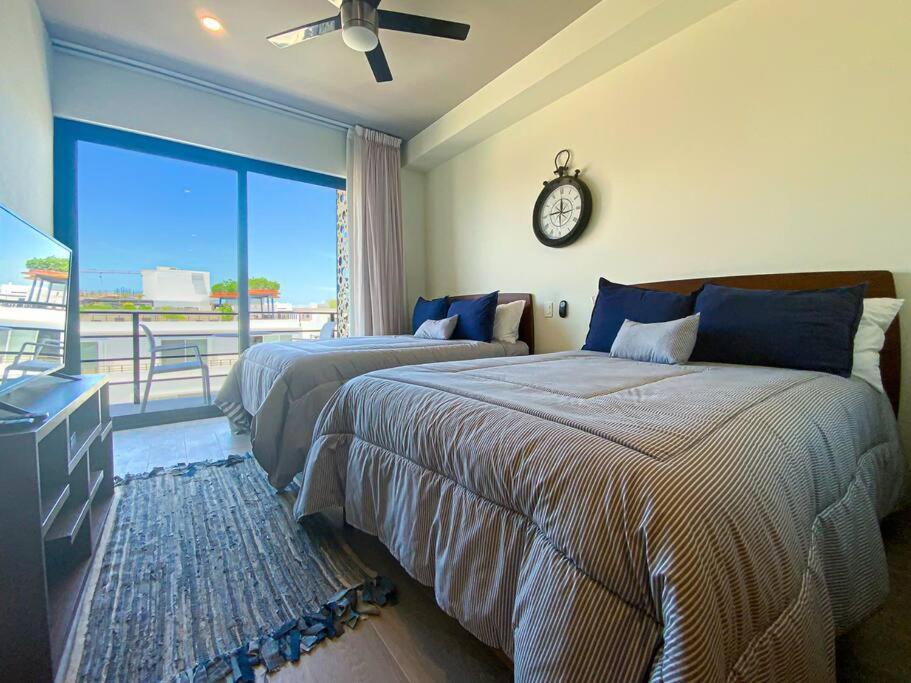 Appartement Beautiful + Luxury + Ocean View + Pool à Playa del Carmen Extérieur photo