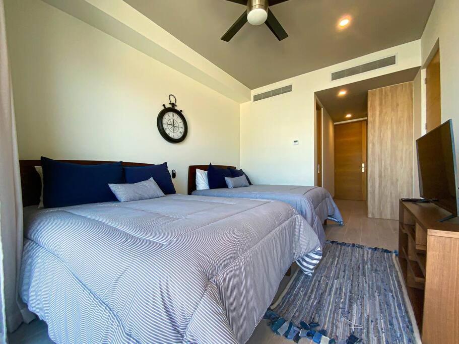 Appartement Beautiful + Luxury + Ocean View + Pool à Playa del Carmen Extérieur photo